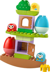Copac LEGO DUPLO pentru echilibrare și stivuire, jucărie pentru dezvoltare, set de construcție pentru copii începând cu 18 luni, jucărie creativă pentru copii, jucărie educativă cu 2 păsări de jucărie 10440 Seturi de constructie Besuche den LEGO-Store