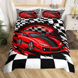 Jungen Cartoon Auto Bettwäsche Set 135X200,Kinder Bau Fahrzeuge Tröster Abdeckung Für Kind Kleinkind Teens,Dinosaurier Bettbezug,Traktor Maschinerie Bagger Bettdecke Abdeckung,Lkw Autos Bettwäsche Naty Shop Multi 11 200*200+80*80*2