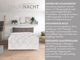 Traumnacht Cozy - Set de pat 4 sezoane, 1 X plapumă divizibilă 135 X 200 Set și 1 X pernă 80 X 80 Cm, certificat Ã-ko Tex, alb, dezvoltat în Germania ,( pachet de 2 ) Plapumi si pilote Naty Shop
