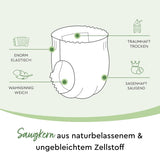 Pantaloni ecologici LILLYDOO, mărimea 7 (17+ kg), cutie lunară (85 bucăți)