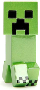 Jada Toys Minecraft Figure Set (4 bucăți) Fabricat din metal - Minecraft Caves & Cliffs Personaje de colecție (Steve, Alex, Creeper și Warden) Pentru gameri și colecționari de peste 8 ani, 6 cm fiecare Action figures Naty Shop
