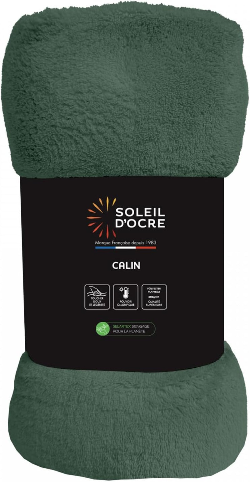 Soleil D'Ocre, pătură din flanel, 220 X 240 Cm, Calin, maro Plapumi si pilote Naty Shop Persimon 180 X 220 Cm