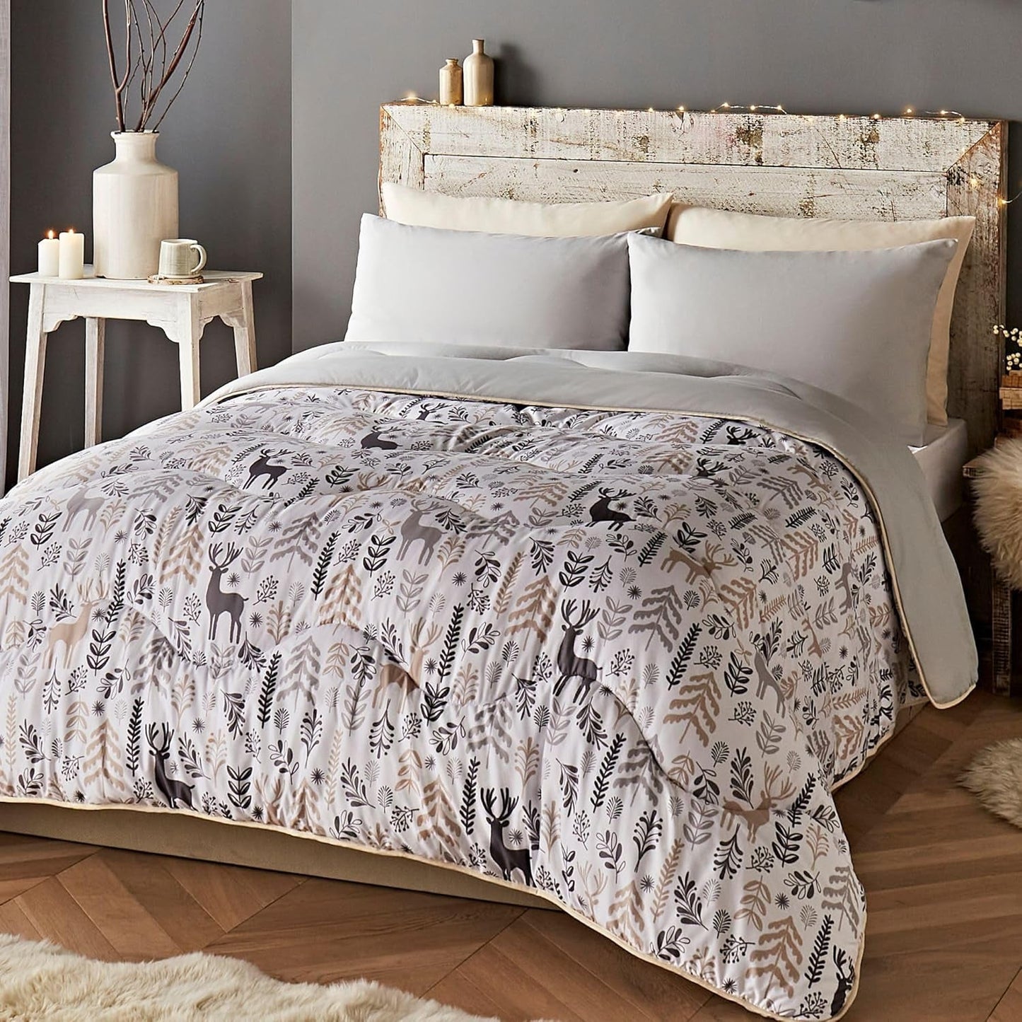 Night Lark Cosy Sherpa Fleece Blanket, Classic Red Tartan, 9 Tog, Luxurious, Fluffy, Thick And Reversible, Perfect pentru canapea, pat, canapea, canapea. Hipoalergenic, lavabil la mașină, Dimensiune: Paturi si Cuverturi Night Lark Iarna Scandi Dimensiune rege