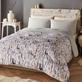 Night Lark Cosy Sherpa Fleece Blanket, Classic Red Tartan, 9 Tog, Luxurious, Fluffy, Thick And Reversible, Perfect pentru canapea, pat, canapea, canapea. Hipoalergenic, lavabil la mașină, Dimensiune: Paturi si Cuverturi Night Lark Iarna Scandi Dimensiune rege