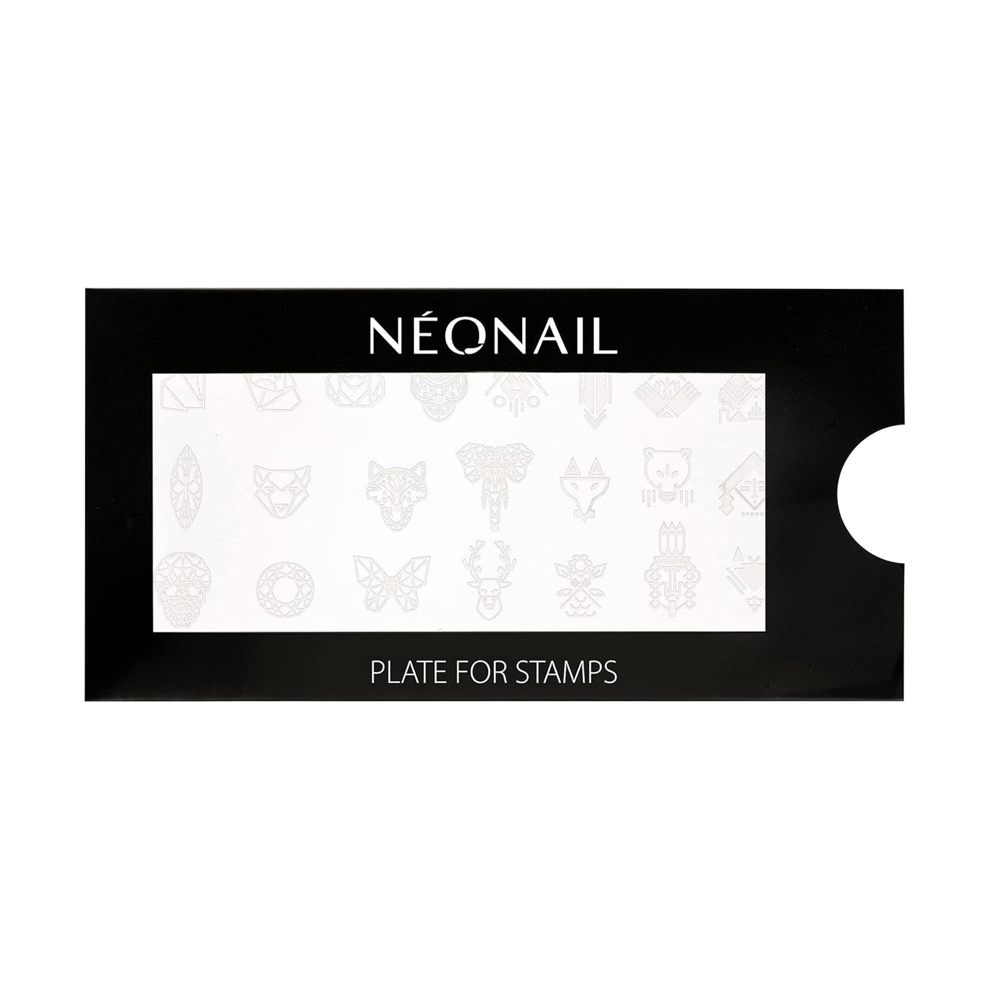 NÉONAIL Nagel Stempel Mit Schaber - Nägel Selber Machen - Nail Art Stamper - Nageldesign Für Nagel Schablone - French Nails Stempel - Silikon Nagelstempel