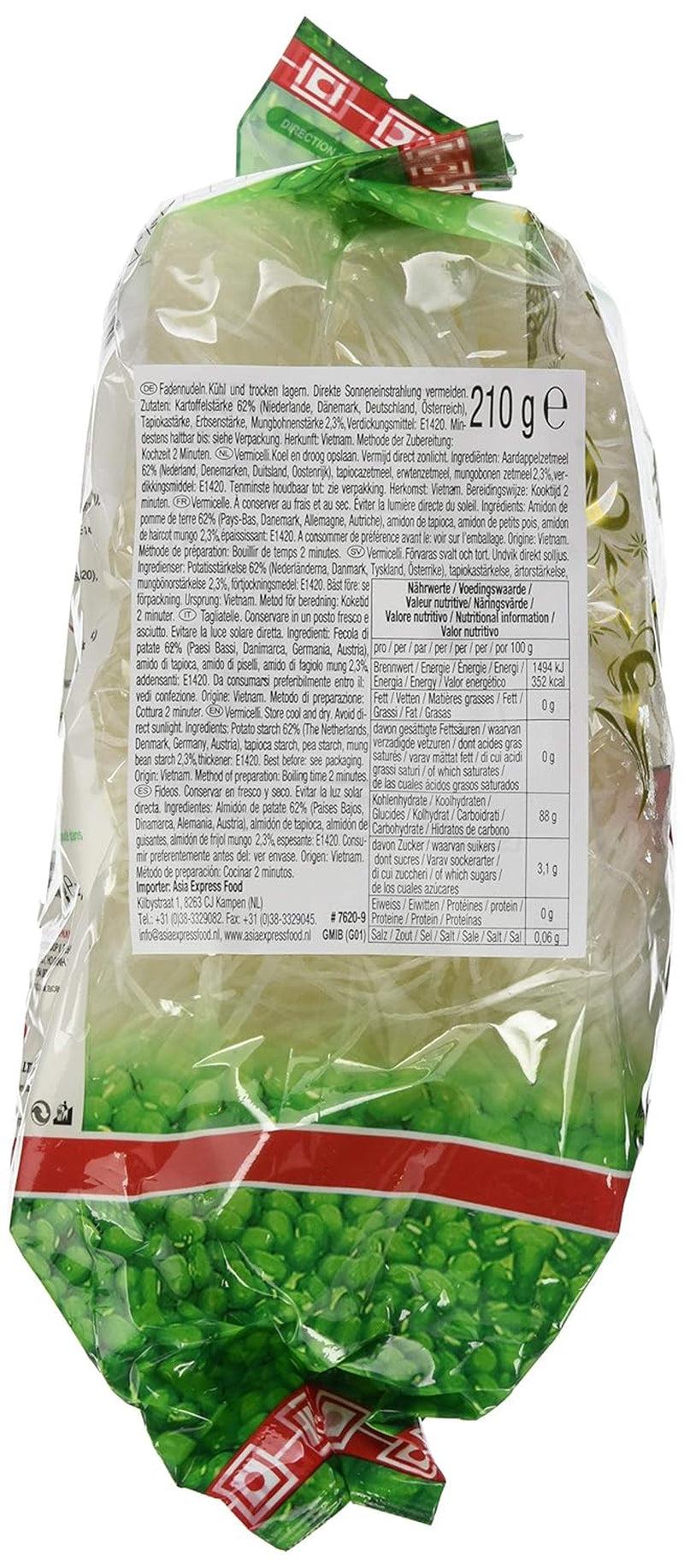 ACECOOK - Vermicelli cu fasole GD - (1 X 210 GR)