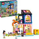Magazin de modă LEGO Friends Vintage, set de construcție pentru copii cu magazin de jucării, figurine și pisică, model pentru jocul de rol pentru dezvoltarea socio-emoțională, cadou pentru fete și băieți de 6 ani 42614 Seturi de constructie Besuche den LEGO-Store Singur