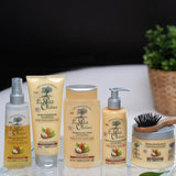 - Spray de descurcare, îngrijire, fără clătire și silicon, uleiuri de măsline, shea & argan, descurcă, repară și hrănește - păr uscat și deteriorat - 150 ml Produse pentru descurcarea părului Naty Shop