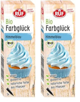 Colorant alimentar organic RUF roz vată de zahăr, cu sirop de agave pentru colorarea glazurii și pentru prăjituri decorative, fără gluten și vegan, 1 x 25g