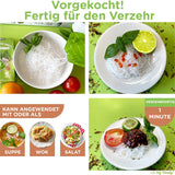 Elf-Family 270g x6er Box(12 pack) Bio Konjak Nudeln Ultra Low Carb Shirataki Nudeln Vegan Glutenfrei-Instant Nudeln ohne kohlenhydrate/Keto/Kalorienarme/Fettfrei/Zuckerfrei -Spaghetti MHD: 12/11/2026