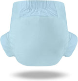 Scutece pentru adulți CutiePlusU, suprafață uscată, absorbție maximă peste noapte, scutec de incontinență de unică folosință – albastru, 2 bucăți (medii 71-96 cm)