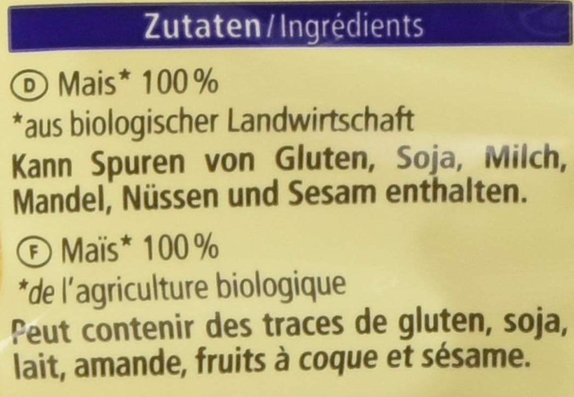 Fulgi de porumb organici neîndulciți, 300g
