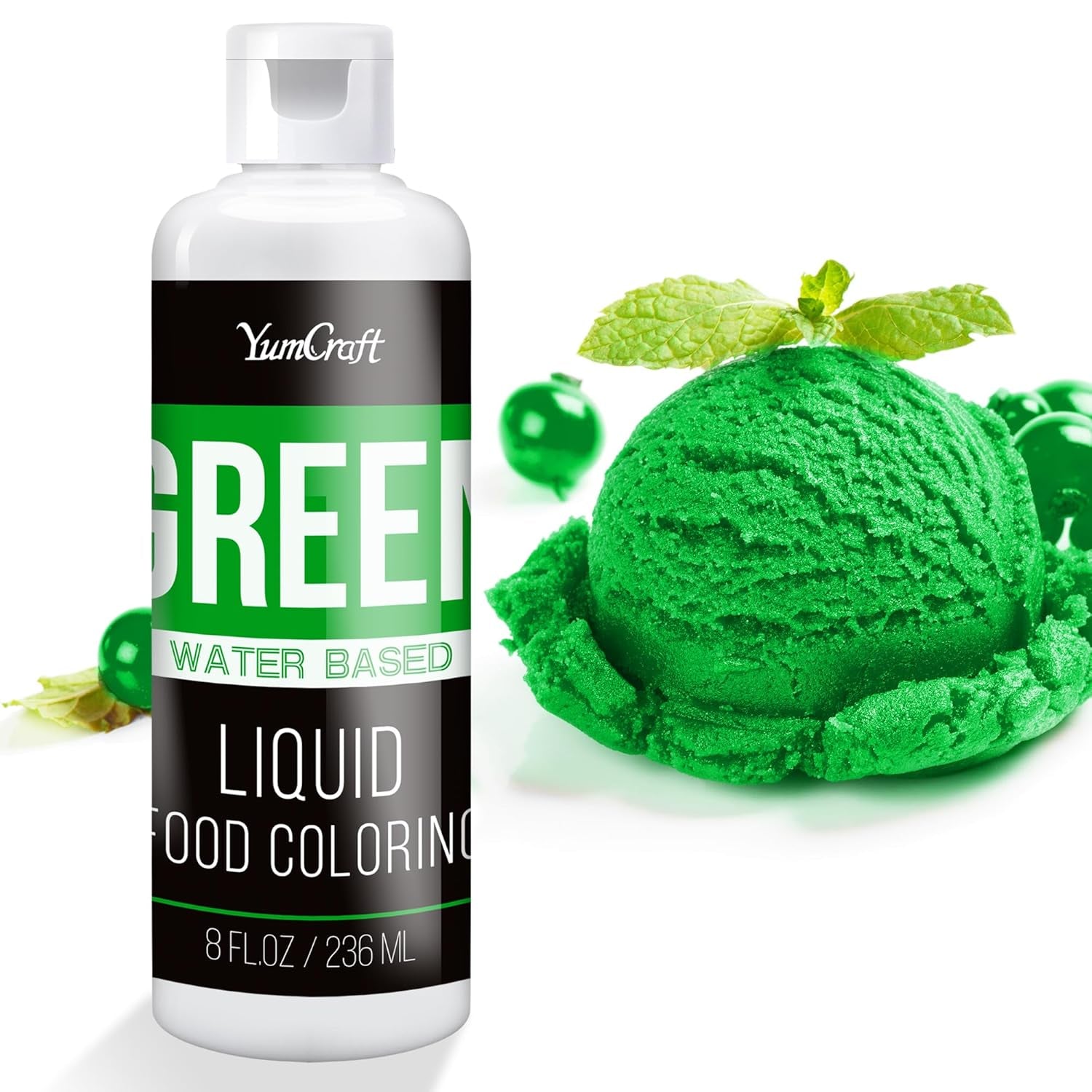 Colorant alimentar - Colorant alimentar lichid foarte concentrat pentru prăjituri, copt, ouă de Paște, băuturi - Colorant alimentar fără zahăr pentru fondant, glazură, slime, decorarea torturilor (Red Velvet, 236ml)