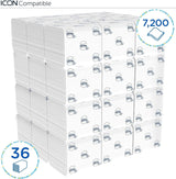 Hârtie igienică Kleenex cu o singură foaie 8408, hârtie igienică cu 2 straturi în pachete vrac, Fabricată din hârtie certificată Fsc, 36 pachete X 200 foi (7.200 foi)