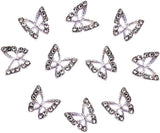 10 piese aliaj fluture unghii farmece metalice Nail Art pandantiv pietre pentru diamante unghii pietre prețioase unghii bijuterii arta decorațiuni Nail Art bijuterii confecționare