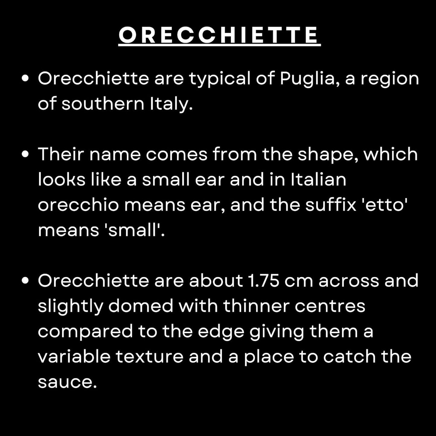 Paste Orecchiette, 500 g