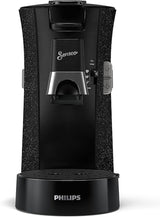Espressor cu capsule Philips Senseo Select ECO, negru/pătat - alegere a intensității cafelei plus funcție de memorare, fabricat din plastic reciclat (CSA240/20)