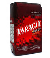 Set de ceai Mate Energia Caffeine | Ceai Yerba Mate Taragui Energia 500 g | Ceai Mate  Caffeine | Alternativă la băuturile energizante și cu cofeină | Ceai Yerba Mate cu frunze întregi 1 kg