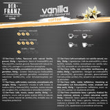 Der-Franz Kaffee Pack, ganze Bohne, aromatisiert, 5 x 500 g (1 x Haselnuss, 1 x Vanille, 1 x Schokolade, 1 x Zimt, 1 x Karamell)