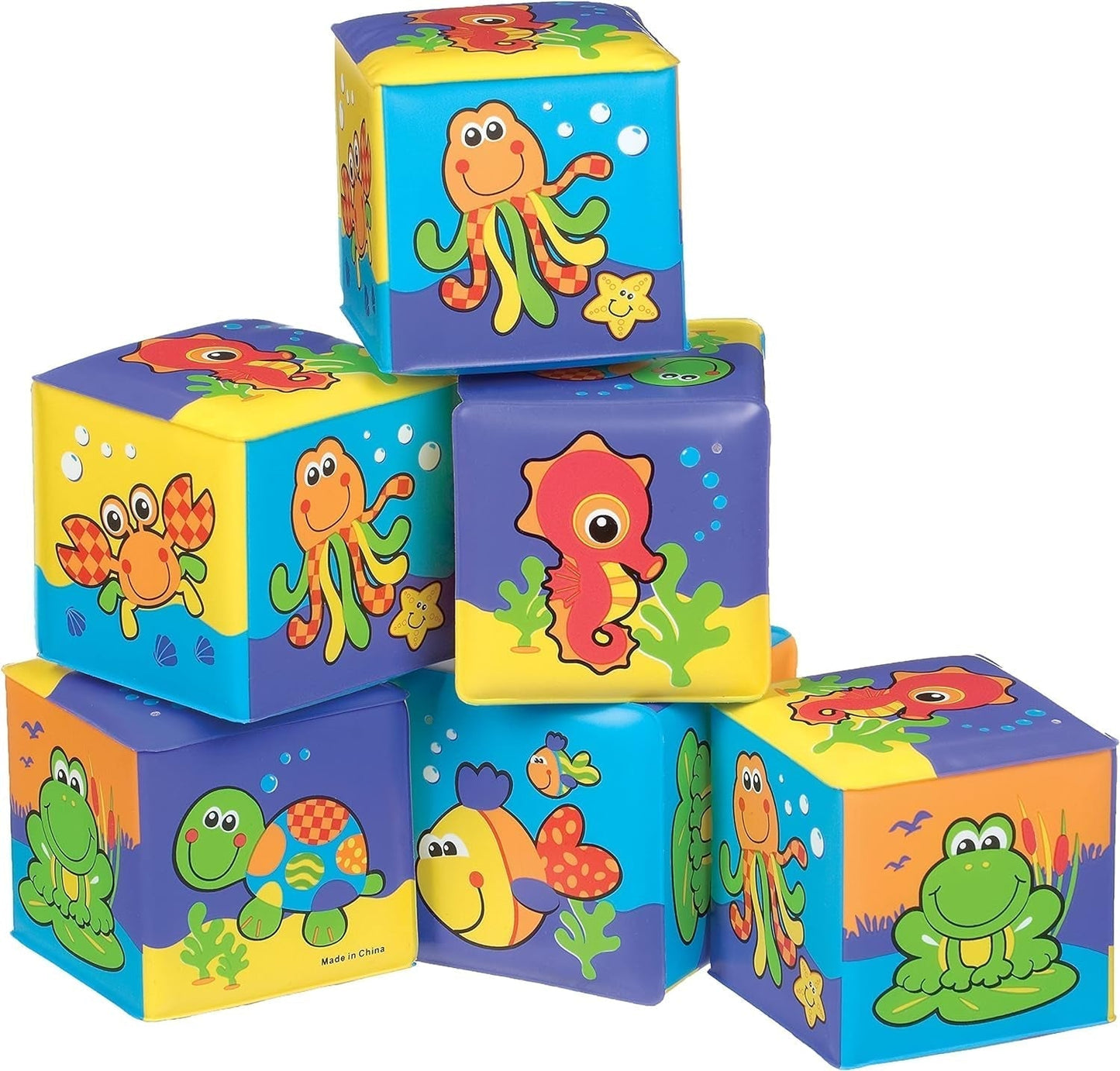 Playgro carte de baie - Jucării de apă - Jucării pentru copii - Jucării - Copii mici - Jucării de apă pentru copii - Carte de baie pentru copii - colorată Jucarii Bebe Naty Shop Cub de baie