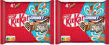 Nestlé Chunky Funky, napolitană crocantă în ciocolată cu lapte, pachet multiplu, pachet de 2 (4 x 40 g fiecare)