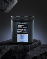 Thader Pharma Mască de păr echilibrantă cu cărbune de bambus și acid hialuronic - Ideal pentru rădăcini grase și vârfuri uscate, 700 ml Masca de par Naty Shop