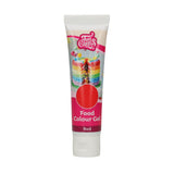 Colorant alimentar Funcakes, gel roșu: Colorant alimentar foarte concentrat pentru aluat, cremă, fondant și marțipan. Dozare ușoară. Picătură individuală pentru a crea culori vibrante. Halal. 30 g.