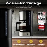 Espressor de cafea cu filtru Clatronic® | pentru 12-14 cești | Espressor de cafea cu filtru | Carcasă din oțel inoxidabil | Anti-picurare | Espressor | Espressor de cafea cu filtru | 800W | KA 3808
