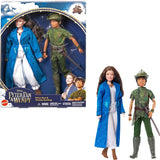 DISNEY Peter Pan & Wendy - Mobil cu ținute tipice și accesorii detașabile, pantaloni din țesătură moale, pentru reconstituirea scenelor preferate sau joacă creativă, pentru copii cu vârsta de 3 ani și peste, HNY36 Papusi Naty Shop Titlu implicit