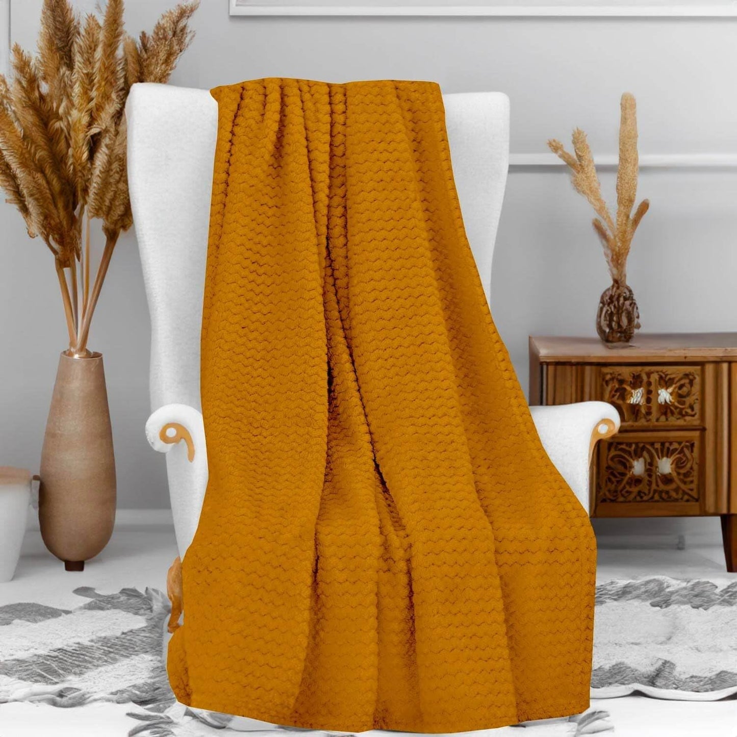 Soleil D'Ocre, pătură, microfibră, 120 X 160 Cm, roz închis Plapumi si pilote Naty Shop Albastru 120 X 160 Cm