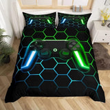 Set lenjerie copii si adolescenti, diverse modele Lenjerie de pat - copii Naty Shop Multicolor19 Double（200×200Cm）