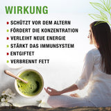 ORIGEENS Ceai japonez organic Matcha Usagi (Latte Intensiv) - Single Origin Shizuoka - Pudră Matcha organică - Pungă de 80 g