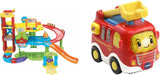 Vtech TUT TUT Baby Flitzer - Garaj de parcare, colorat, 66.6 x 75.3 x 45.1 cm & TUT TUT Baby Flitzer - Mașină de pompieri - mașină de jucărie cu muzică, buton luminos, propoziții și sunete interesante Jucarii Bebe Naty Shop Titlu implicit