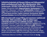frankonia CIOCOLATĂ FĂRĂ ZAHĂR ADĂUGAT Ciocolată cu nuga, fără gluten, 100 g (pachet de 4)