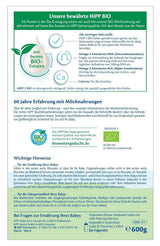 Lapte de continuare HiPP 2 Organic (4 x 600g), după 6 luni, cu Omega-3 (DHA, ALA), calciu și amidon organic ușor de preparat, de cea mai bună calitate organică