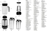 WMF Kult Pro Multifunktionsmixer Hochleistungsmixer, 30.000 U/Min, Smoothie Maker, Standmixer, Ice-Crush Funktion, 4 Mixbehälter Inkl. Togo-Verschluss Bucatarie Naty Shop