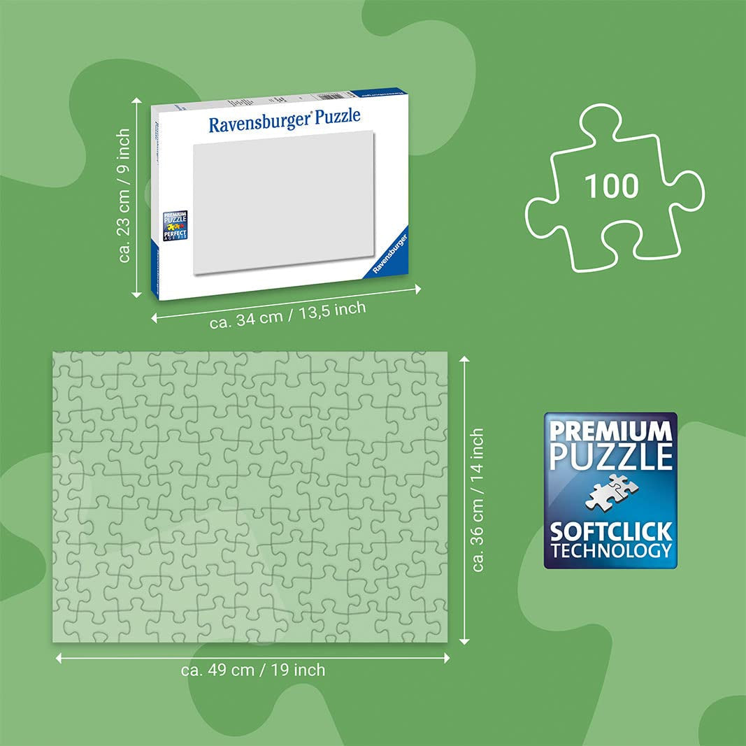 Puzzle jigsaw pentru copii 100 piese XXL - Nintendo Super Mario Fun Puzzle Naty Shop