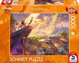 Schmidt Spiele 59673 Thomas Kinkade, Disney, Regele Leu, puzzle jigsaw 1000 piese Puzzle Naty Shop Singur