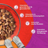 WHISKAS Duo Pliculețe pentru Porții de Hrană Umedă, Pachet Multiplu, Combinație Clasică în Jeleu, 12 x 85g