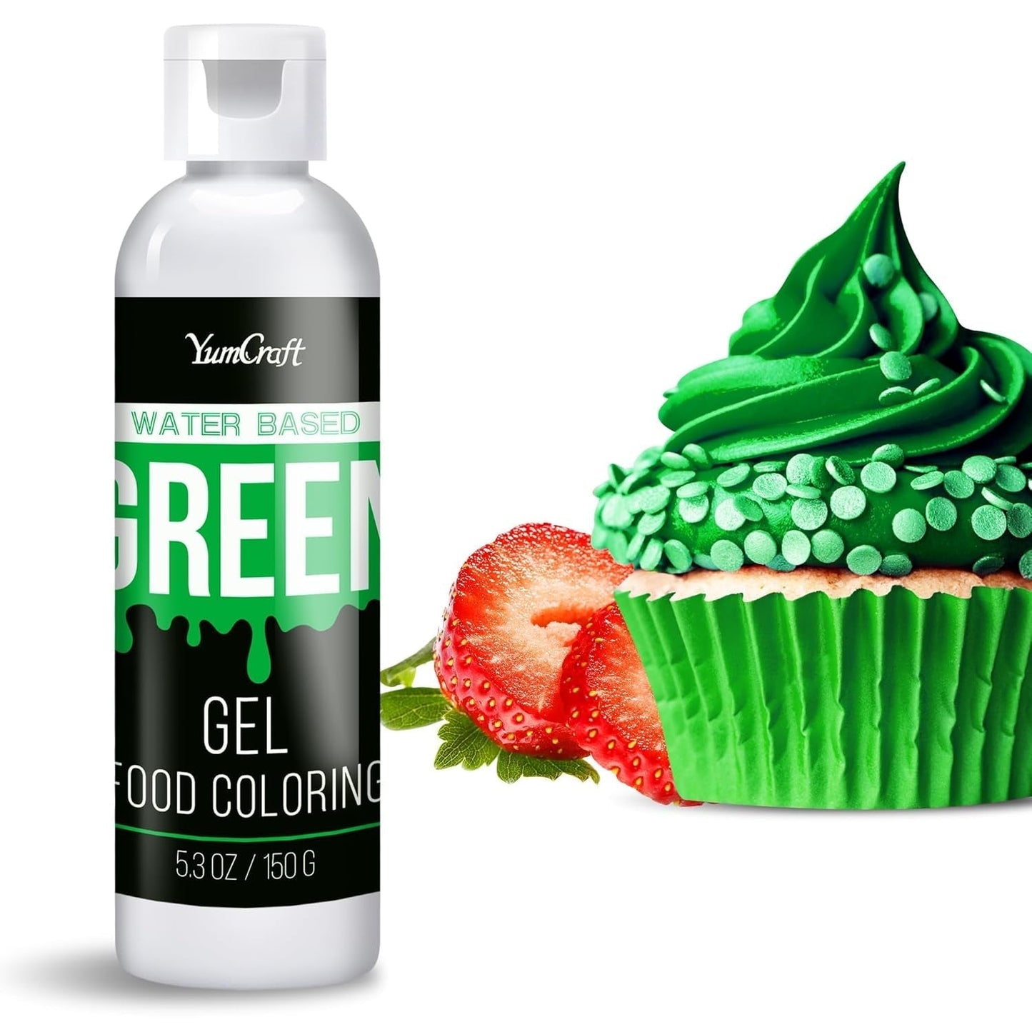 Colorant alimentar în gel - Colorant alimentar în gel foarte concentrat pentru prăjituri, copt, ouă de Paște, băuturi - Colorant alimentar fără zahăr pentru fondant, glazură, slime, decorarea torturilor (Red Velvet, 150G)
