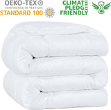 Kingsley Trend Alternative White Down Quilt For All Seasons, All Season, King Size Duvet (2.6 M X 2.3 M), moale, lavabil la mașină Plapumi si pilote Naty Shop
