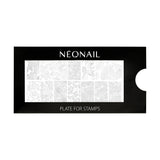 NÉONAIL Nagel Stempel Mit Schaber - Nägel Selber Machen - Nail Art Stamper - Nageldesign Für Nagel Schablone - French Nails Stempel - Silikon Nagelstempel