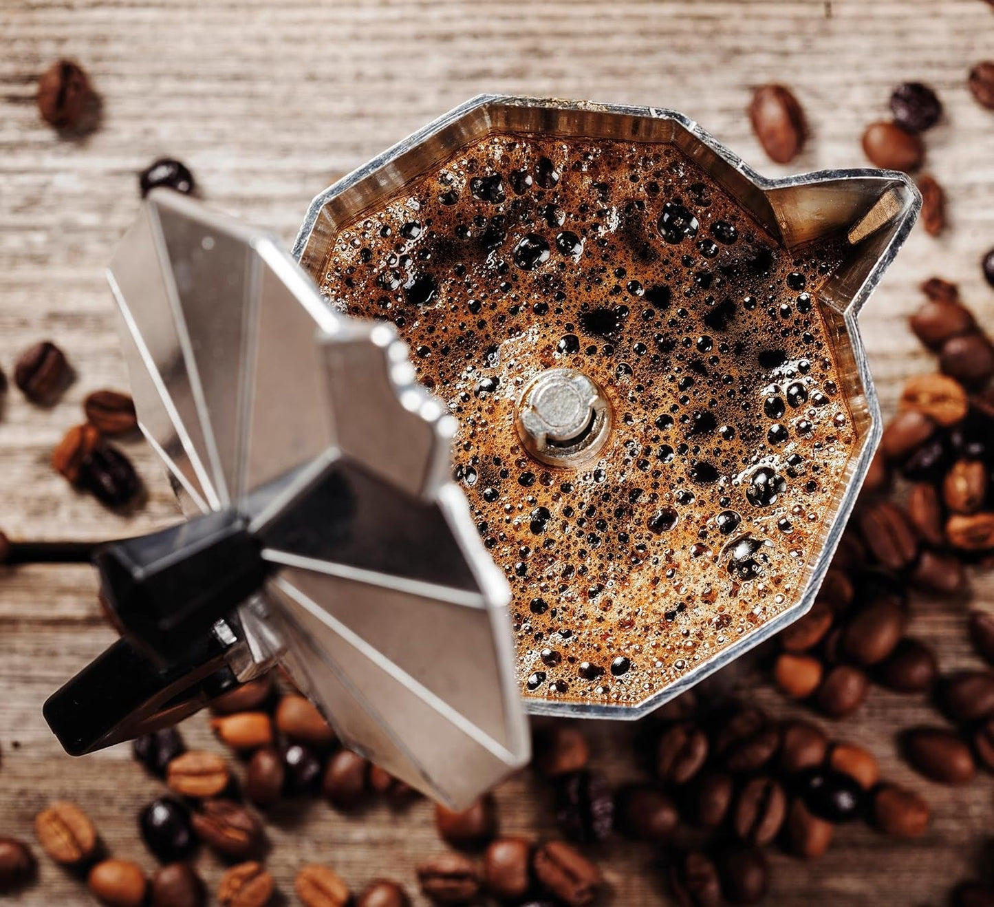 Espressor Cilio Classico pentru 6 cești | electric 480W | Ø 11,5 cm Înălțime: 25 cm | aluminiu | roșu | plită integrată | cu funcție de menținere a căldurii și filtru reductor | pentru călătorii sau camping