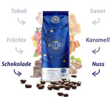 Boabe de cafea Caffè Espresso - Prăjire tradițională în Sicilia - Boabe de cafea premium, pungă de 250 g, pentru aparate complet automate și portafiltru