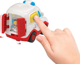 Vtech TUT TUT Baby Flitzer - Ambulanță - Mașină de jucărie cu muzică, buton luminos, propoziții și sunete interesante - Pentru copii cu vârsta cuprinsă între 1-5 ani, 8,8 x 5,5 x 7 cm Jucarii Bebe Naty Shop