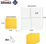 50 șervețele Aroba Airlaid Aspect textil 19 CULORI 40X40 Cm 1/4 fold Șervețele de nuntă de înaltă calitate, aspect textil, pentru aniversări hotel catering sărbători Crăciun nuntă roz
