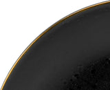 CreaTable, 22699, seria Industrial Gold BLACK, set de veselă cu 16 piese pentru 4 persoane, serviciu combinat din gresie, potrivit pentru mașina de spălat vase și cuptorul cu microunde, producție de calitate