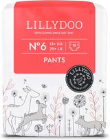 Pantaloni LILLYDOO prietenoși cu pielea, mărimea 5 (12-17 kg), cutie lunară (105 bucăți)