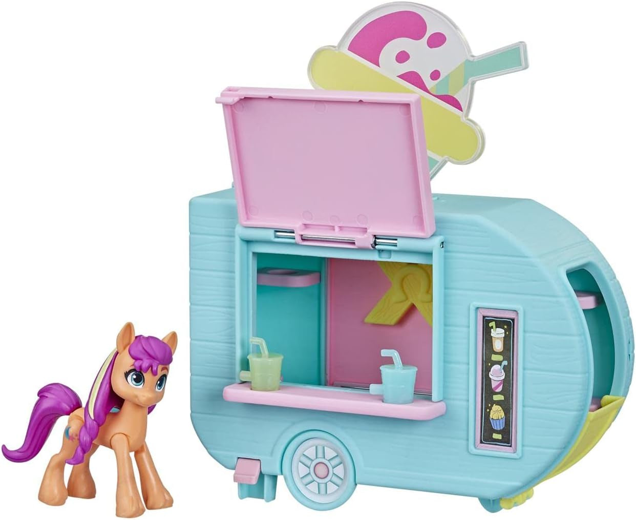 Micul Meu Ponei, Camioneta de Smoothies Sunny Starscout, Copita Poneiului la Inimă