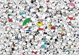 Clementoni - 39804 - Impossible Puzzle Peanuts - Puzzle 1000 de piese pentru adulți și copii de 14 ani, joc de îndemânare pentru întreaga familie Puzzle Naty Shop